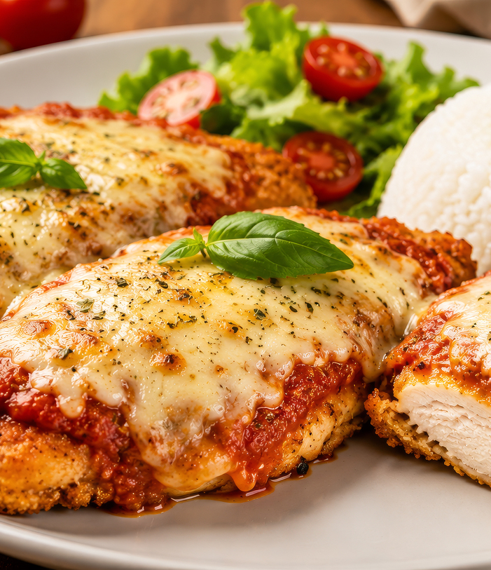 Sassami Bello à Parmegiana