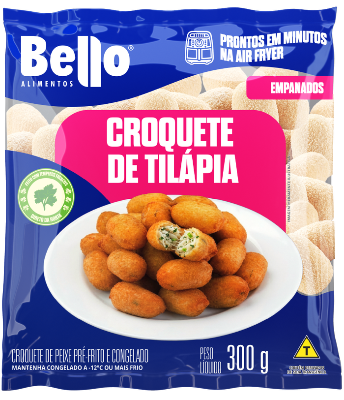 CROQUETE DE TILÁPIA